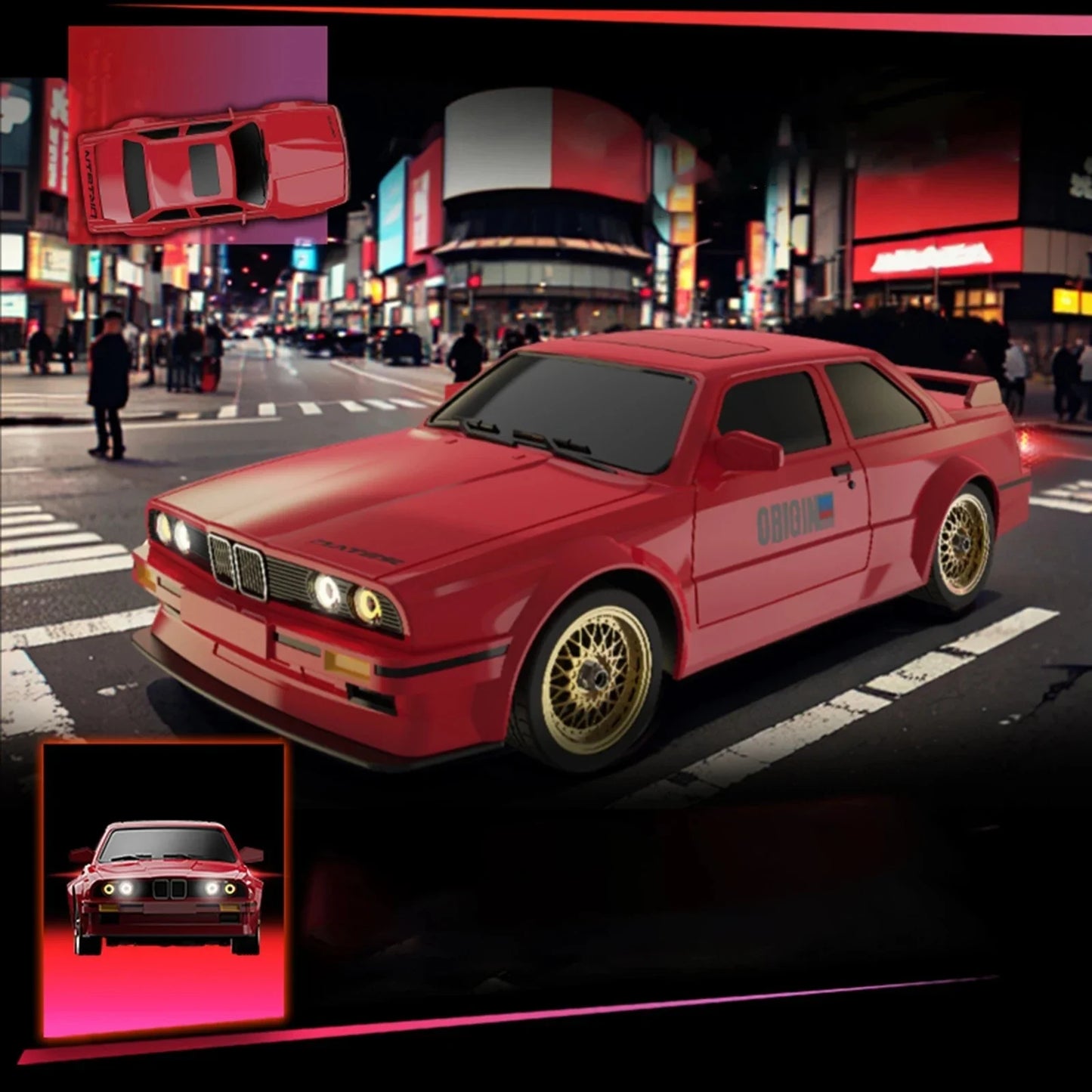 High-Speed 1/16 4WD RC Drift Car - Ready-to-Run Racing Fun