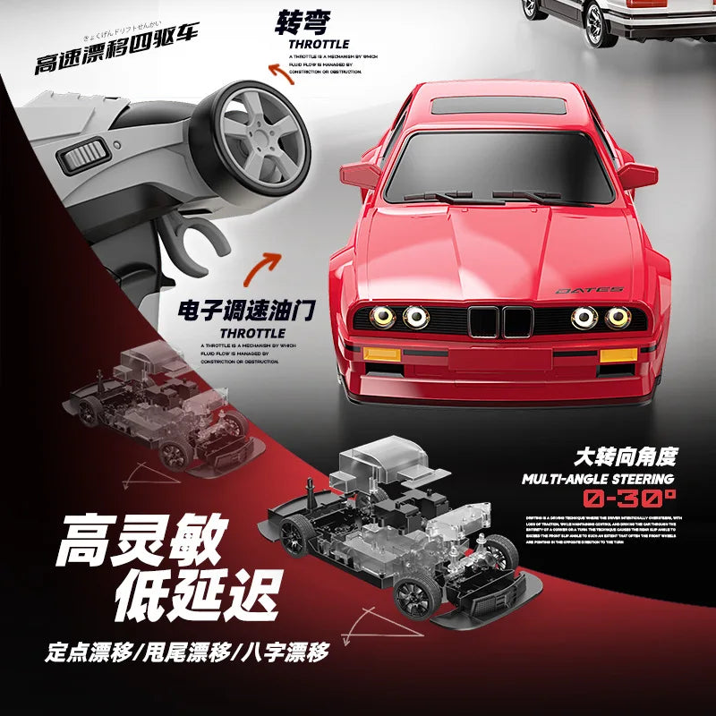 High-Speed 1/16 4WD RC Drift Car - Ready-to-Run Racing Fun