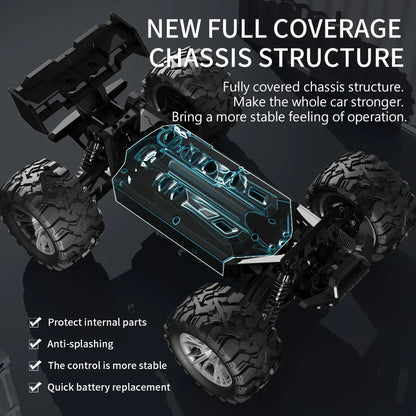 High-Speed 4WD RC Off-Road Drift Racing Car for Kids - Ready to Go