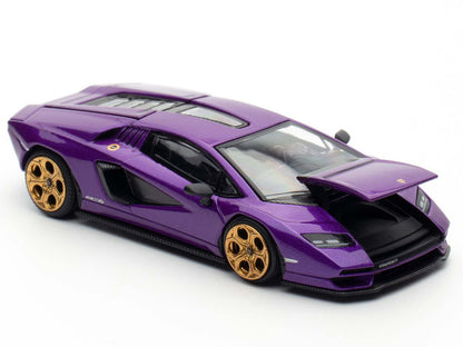 Lamborghini Countach LPI 800-4 Viola Pasifae Purple Metallic "Hong Kong Toycar Salon 2025" 1/64 Diecast Model Car by Pop Race